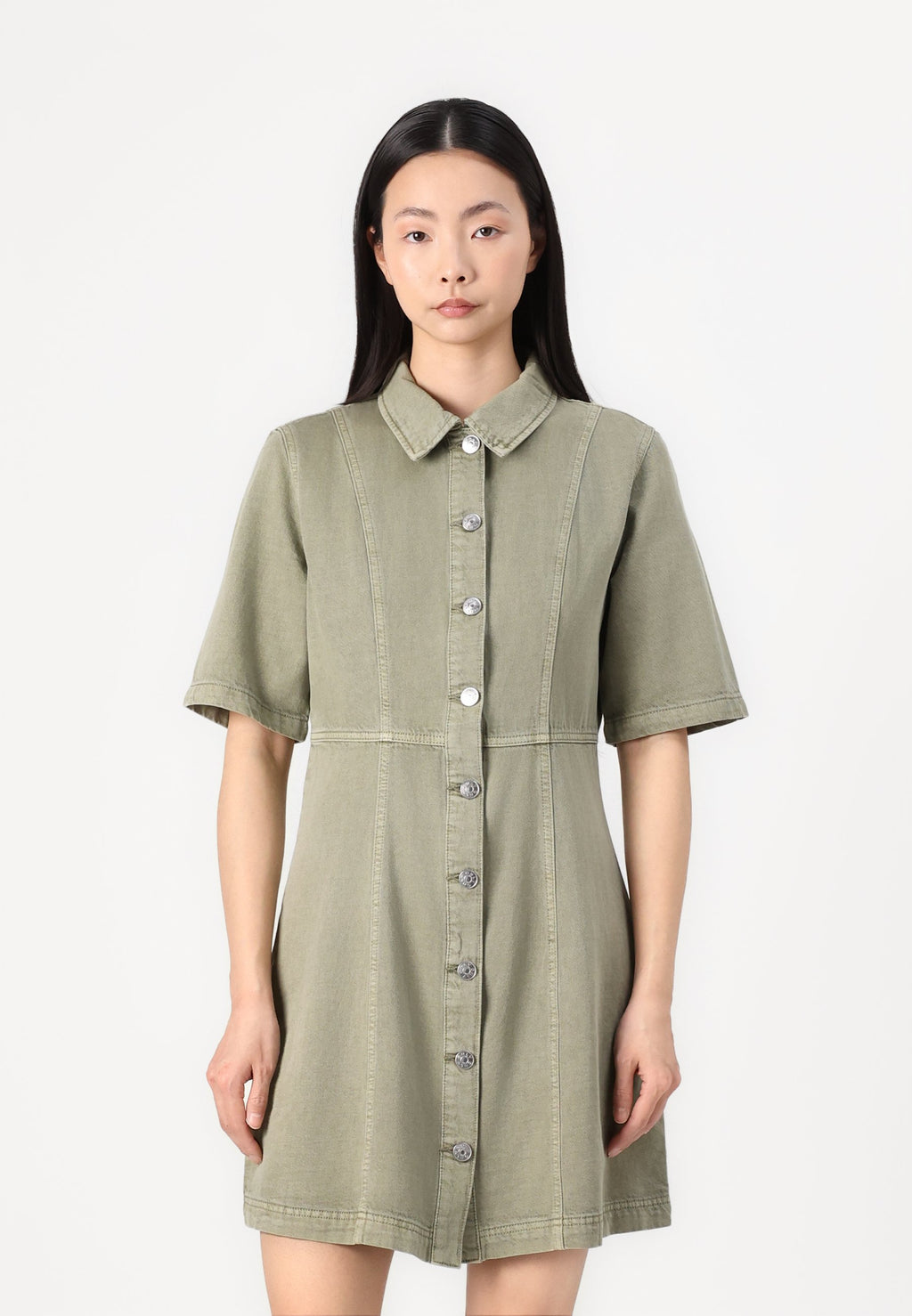 ONLY ONLSILLA SHORT BUTTON DRESS