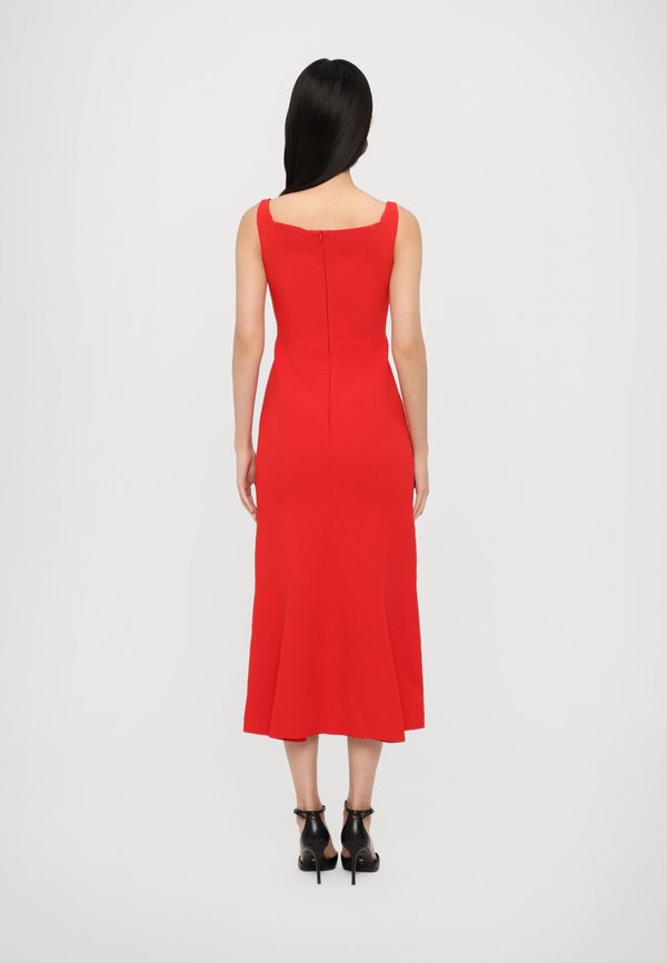 David Koma DOUBLE DETAIL MIDI DRESS