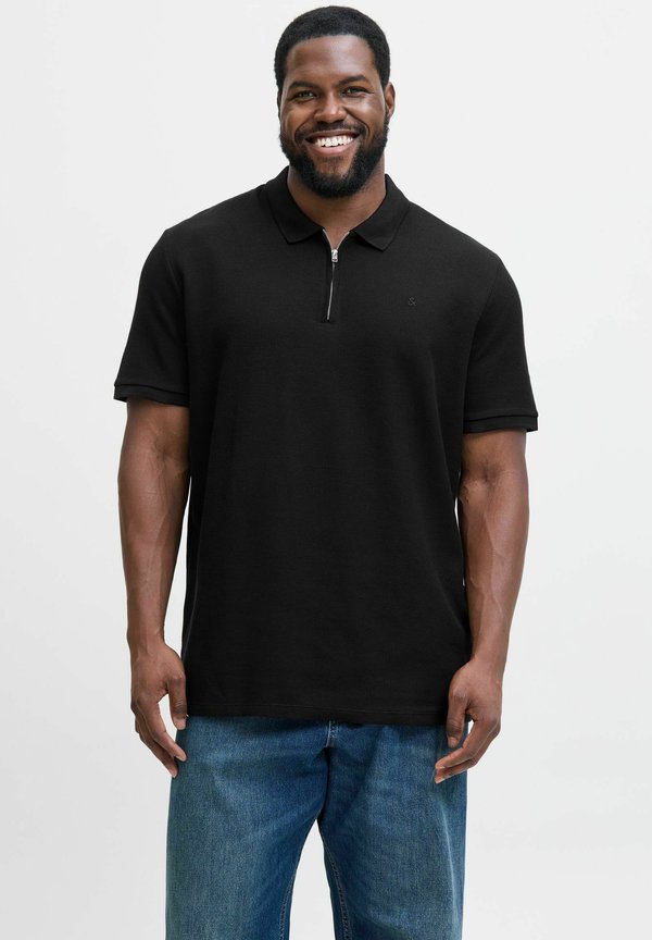 Jack & Jones Plus Size Plain - Polo shirt - black