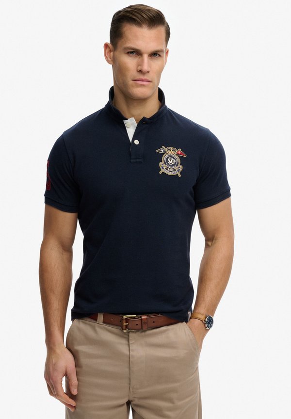Superdry & Co CREST - Polo shirt - darkest navy