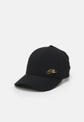 Nike Sportswear STRUCTURED LOGO UNISEX - Cap - black/metallic gold-coloured
