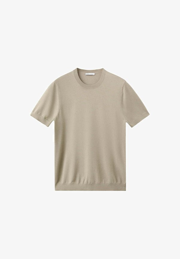 Mango ADULT - Basic T-shirt - sand