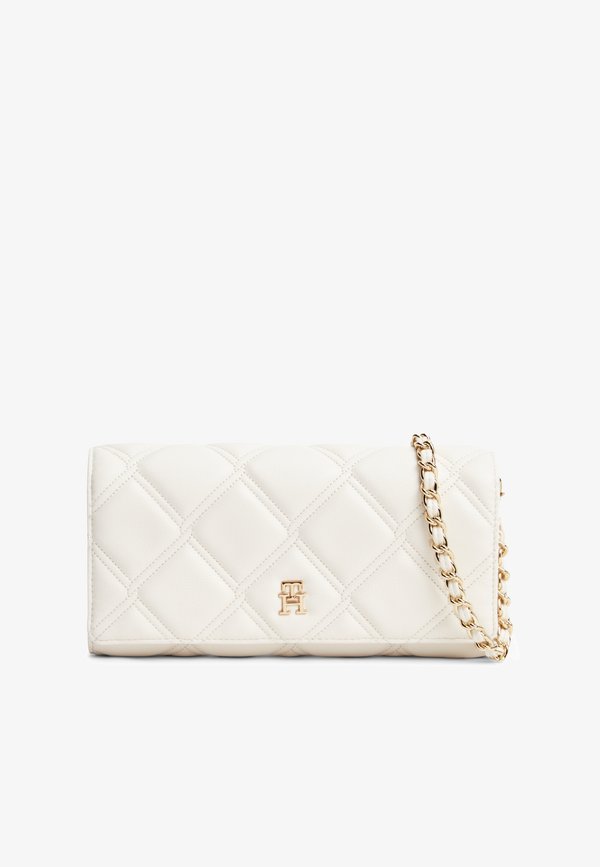 Tommy Hilfiger FEMININE ON CHAIN - Wallet - off-white