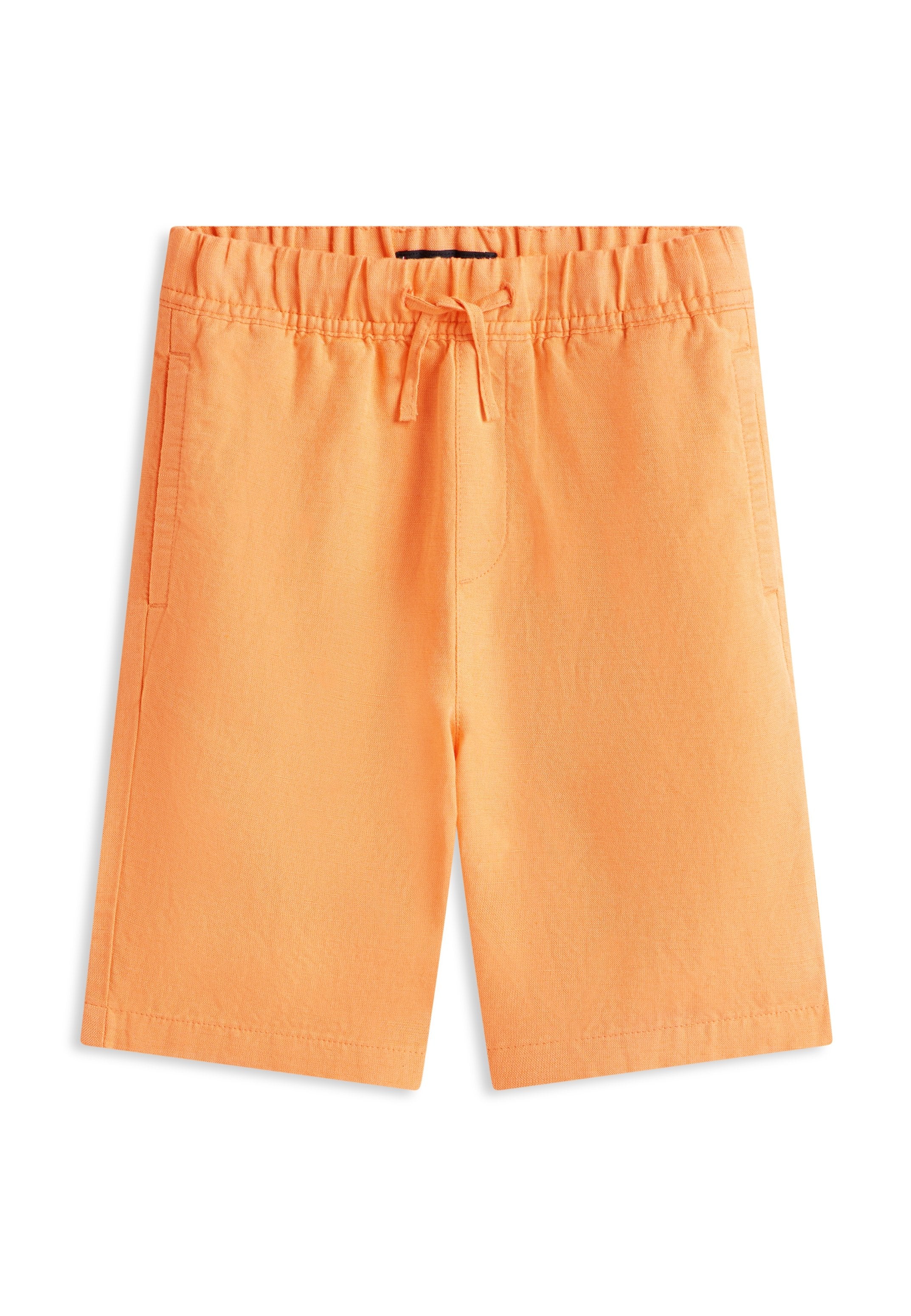 LINEN BLEND RELAXED SHORTS Media 1