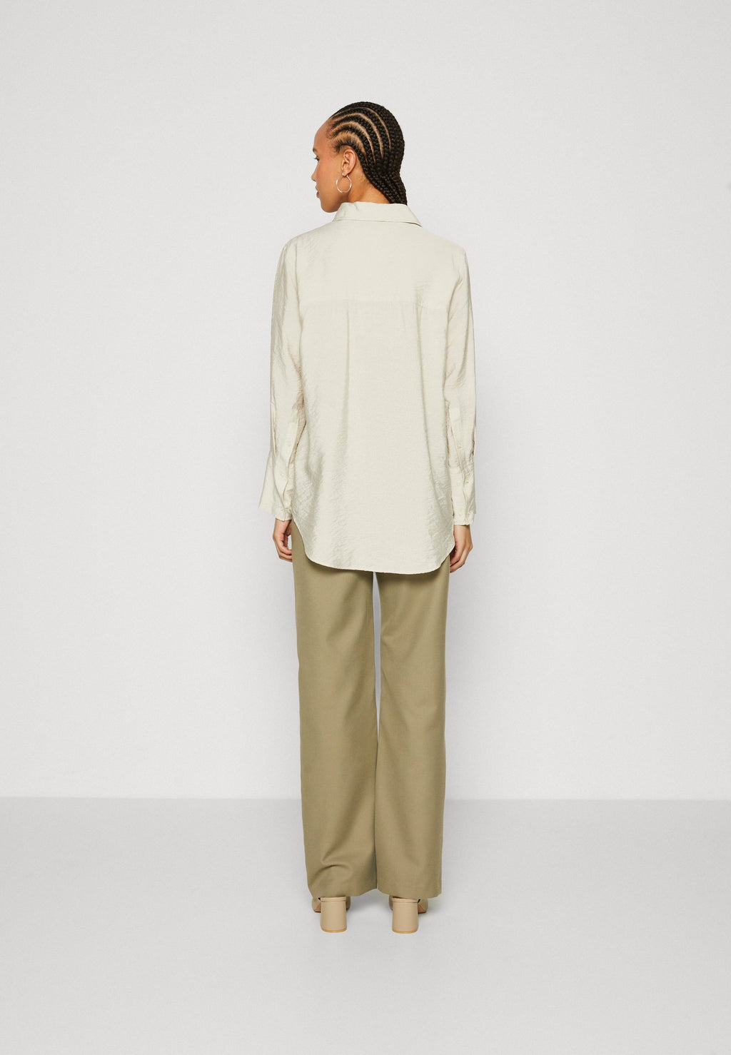 Marc O'Polo LONG SLEEVE KENT COLLAR CHEST POCKET SOLID