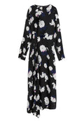 Marks & Spencer  FLORAL ROUND NECK  A LINE