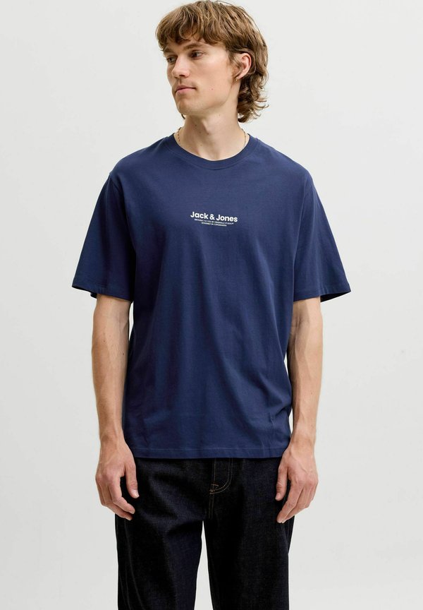 Jack & Jones T- - Print T-shirt - Blue