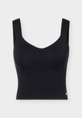 Nike Performance SCULPT BRA TANK - Top - black/white