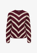 ONLY ONLELIZA L/S PULLOVER KNT NOOS - Jumper - zinfandel