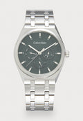 Calvin Klein MOTION - Watch - silver-coloured/green