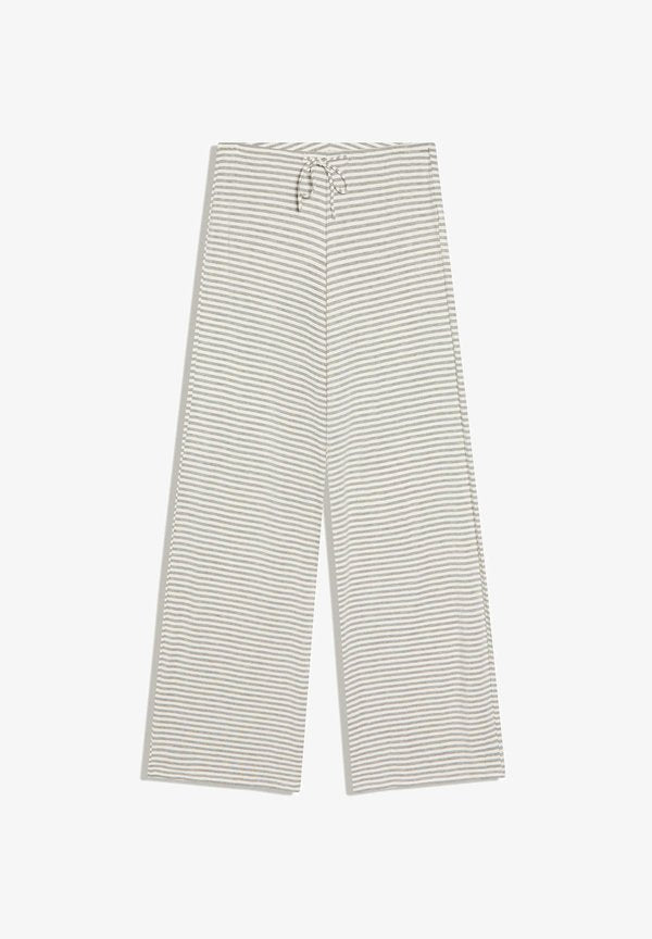 Bershka STRAIGHTWITH PRINT - TROUSERS - Trousers - dark grey