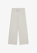 Bershka STRAIGHTWITH PRINT - TROUSERS - Trousers - dark grey