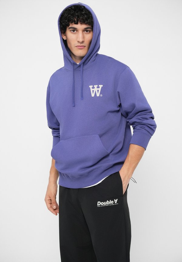 DOUBLE A BY W.W. CASS CHEST PRINT HOODIE UNISEX