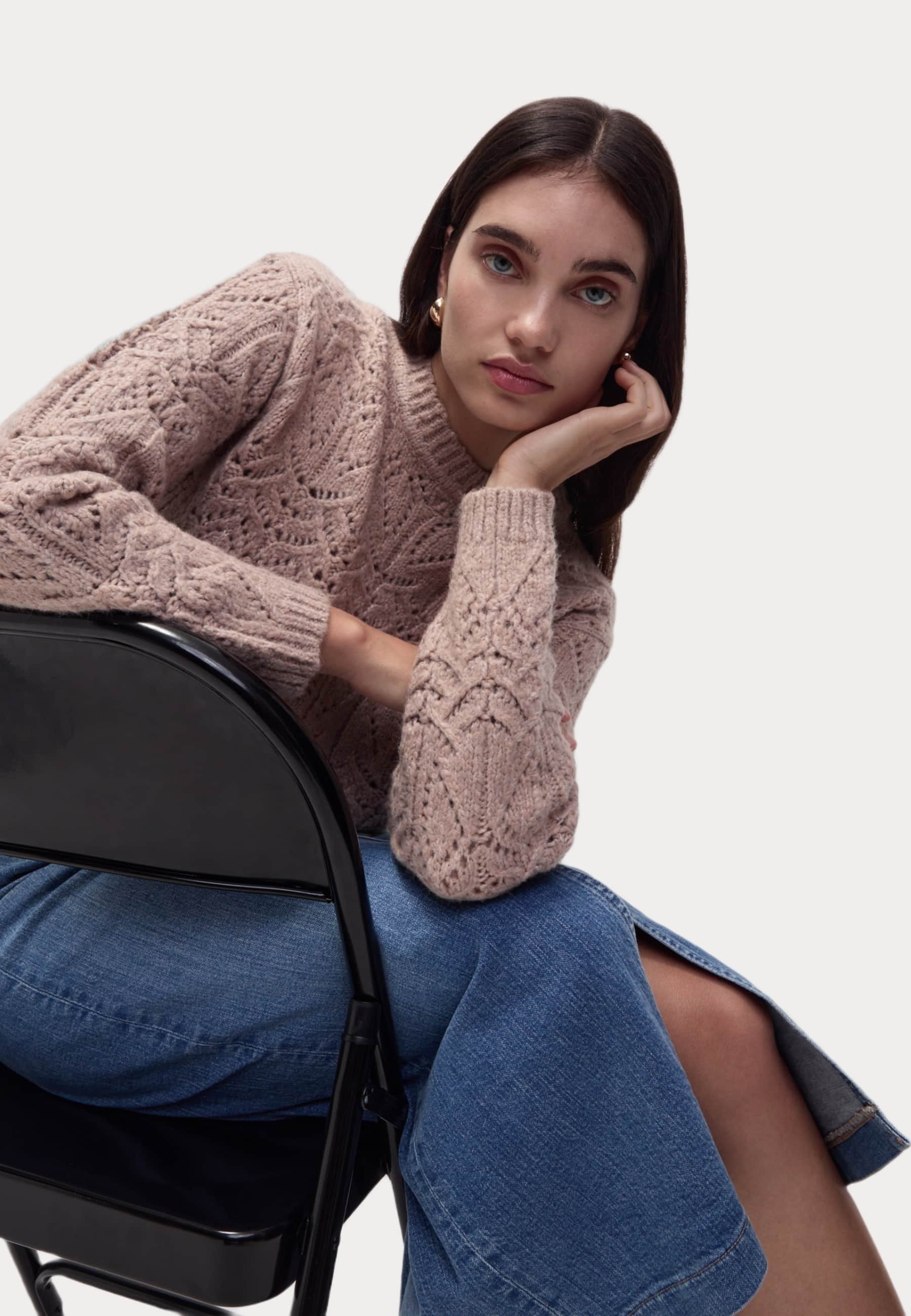 Marks & Spencer TEXTURED CREW NECK