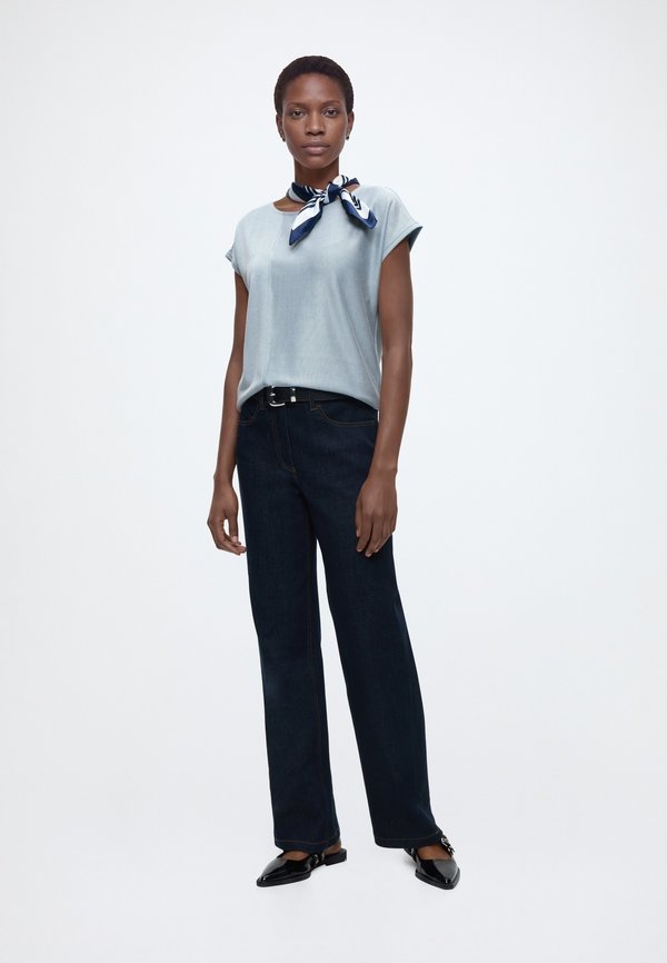 TOM TAILOR DENIM STRUCTURED FLUENT T-SHIRT