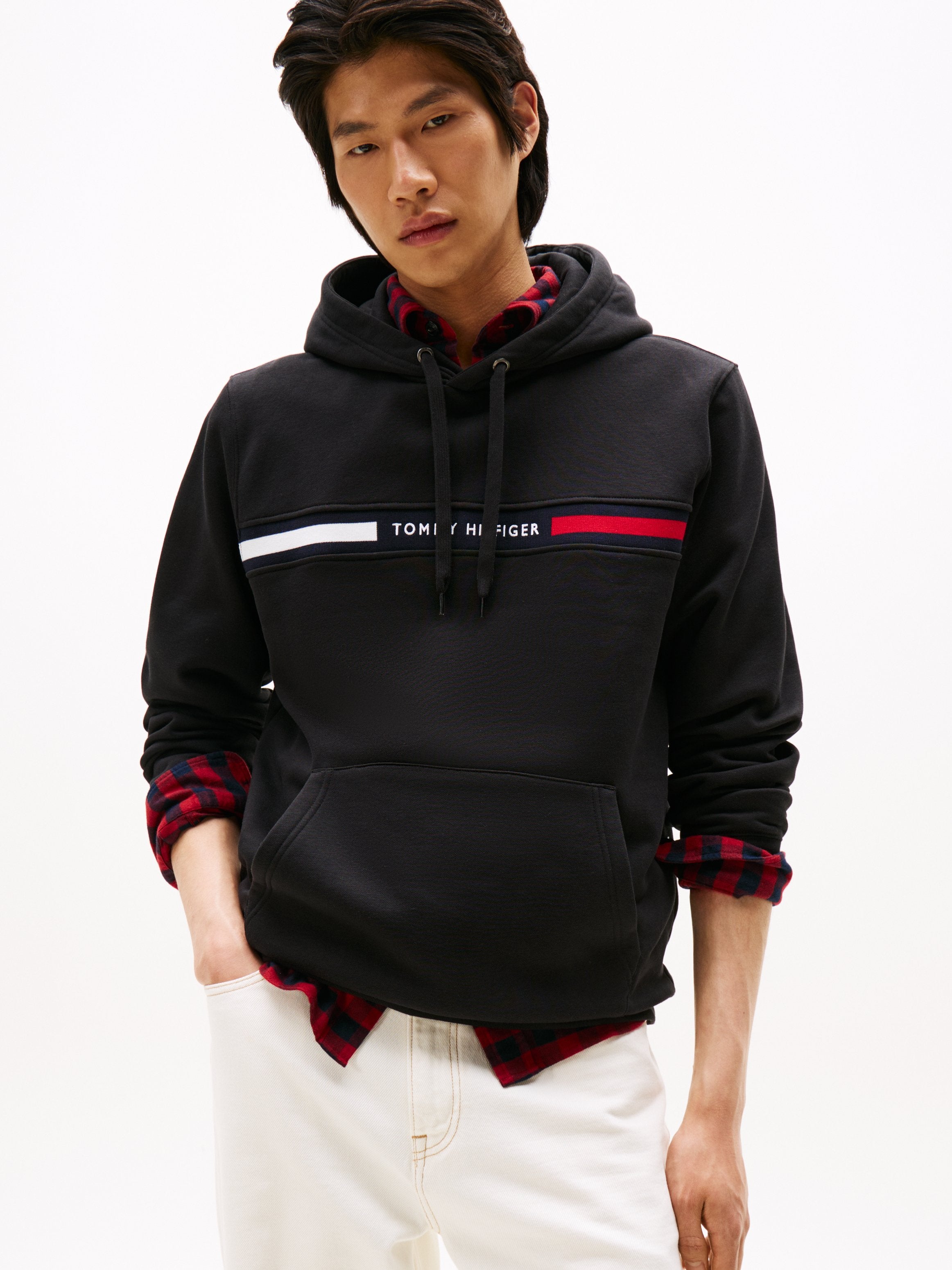 LOGO INSERT FLEX FLEECE HOODY Media 3