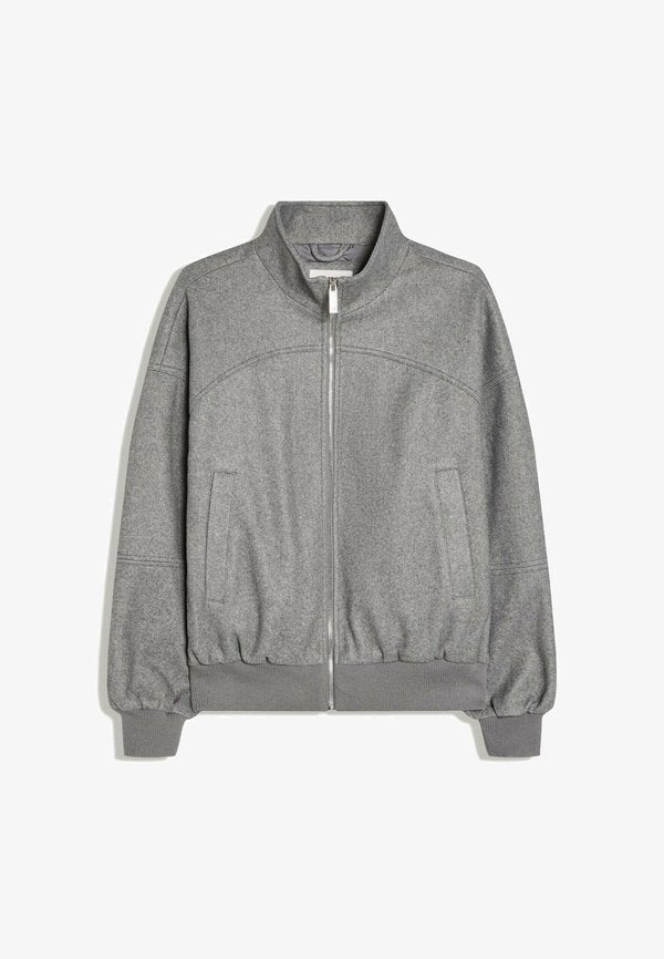 Bershka HEAVY CLOTH - BOMBER JACKET - Summer jacket - grey