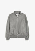 Bershka HEAVY CLOTH - BOMBER JACKET - Summer jacket - grey