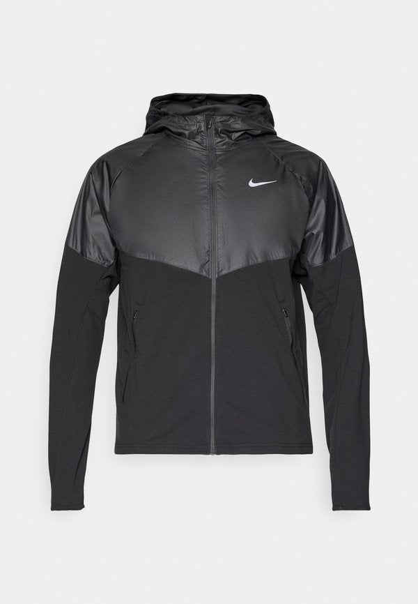 Nike Performance MILER - Windbreaker - black/anthracite/reflective silver-coloured