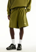 New Balance TRACKSIDE FRENCH TERRY SHORT 7" - Tracksuit bottoms - sport green