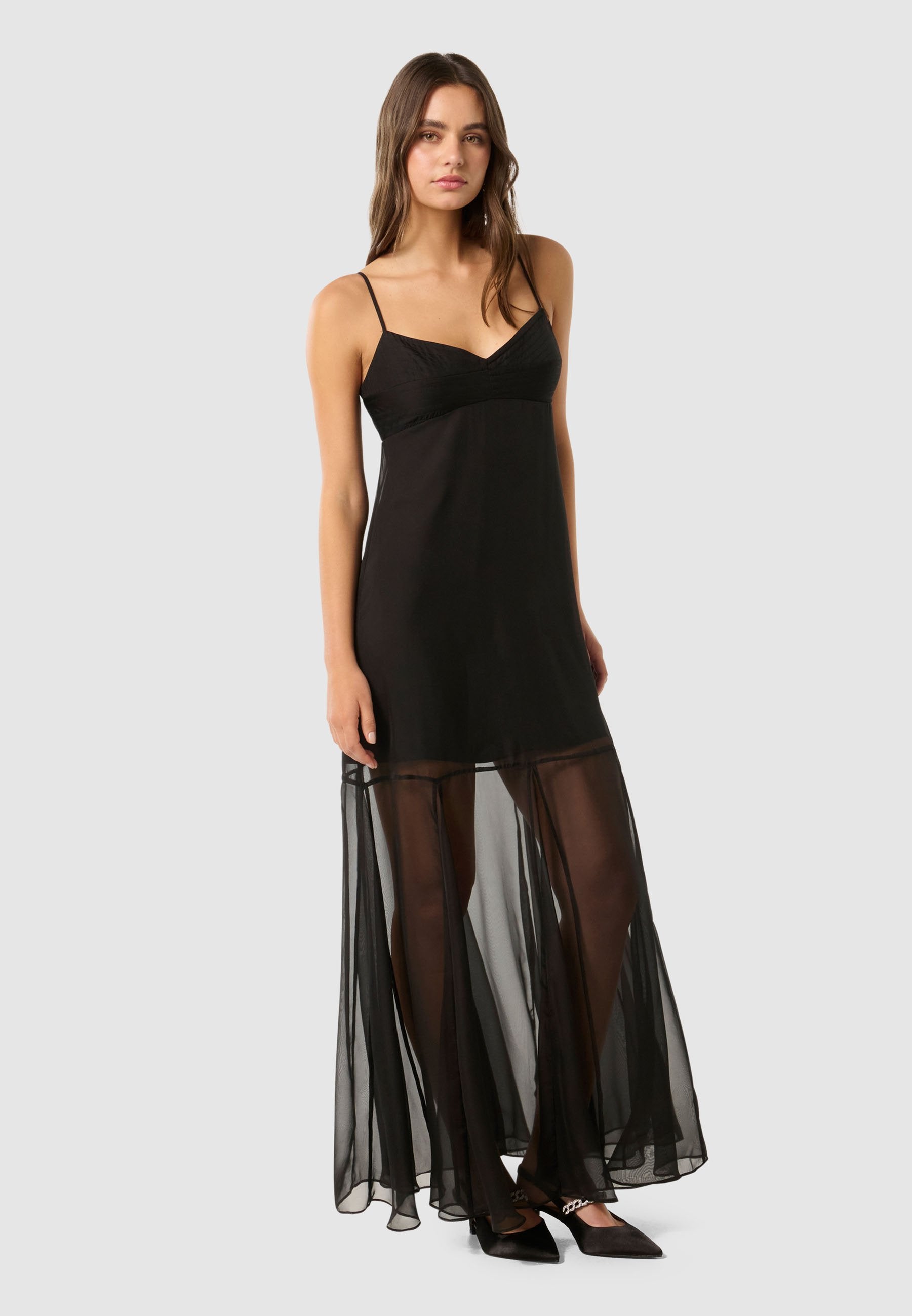 Forever New ANNIE SHEER DETAIL MIDI
