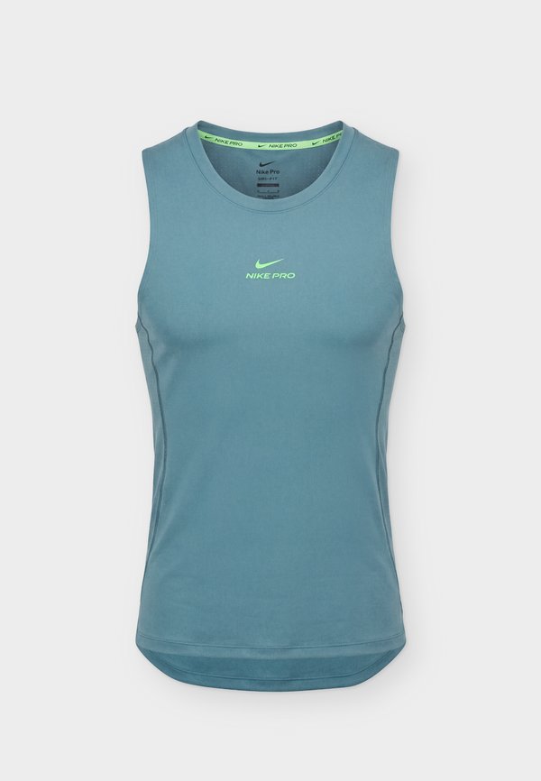 Nike Performance M NP DF NPT TANK - Top - mineral slate/green strike