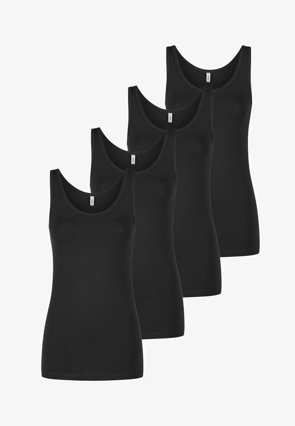 ONLY LIVE LUV 4 PACK - Top - pack 1 (black)