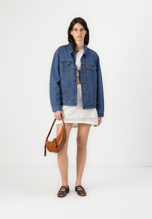 Abercrombie & Fitch Mid Rise Crochet Style Mini Skirt