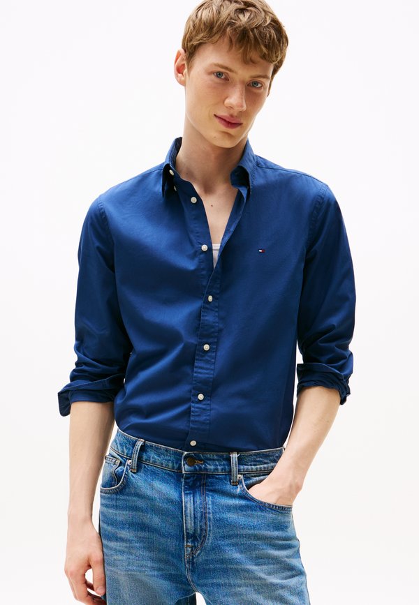 Tommy Hilfiger FLEX SOLID SHIRT CORE ESSENTIALS - Shirt - aegean sea