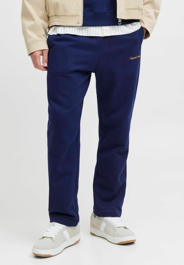 Jack & Jones Relaxed Fit - Tracksuit bottoms - ocean cavern