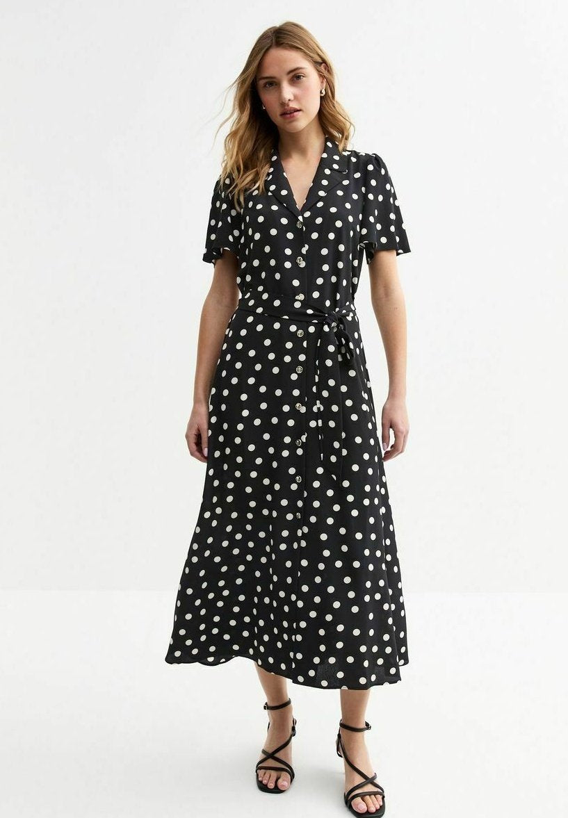 New Look POLKA DOT BELTED
