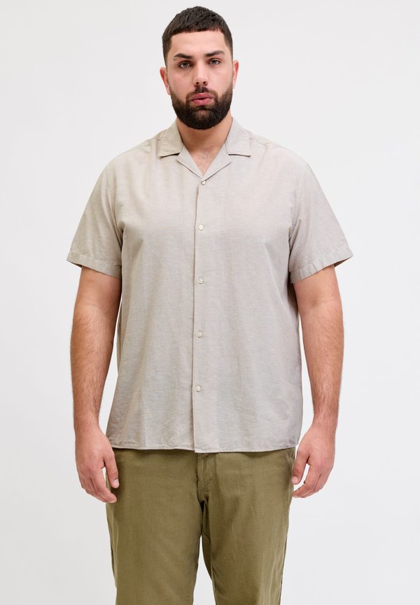 Jack & Jones Kurzarm Regular Fit Hemd - Shirt - Beige