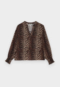 ONLY ONLMETTE V-NECK LS SMOCK TOP NOOS WVN