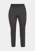 Puma PANTS - Tracksuit bottoms - black/silver/white