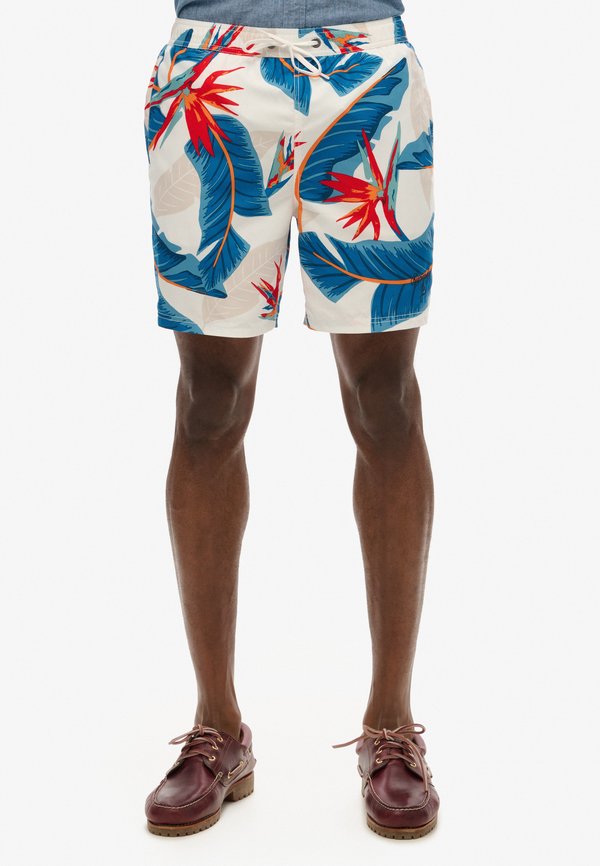 Superdry & Co HAWAIIAN PRINT 17 - Swimming shorts - optic paradise
