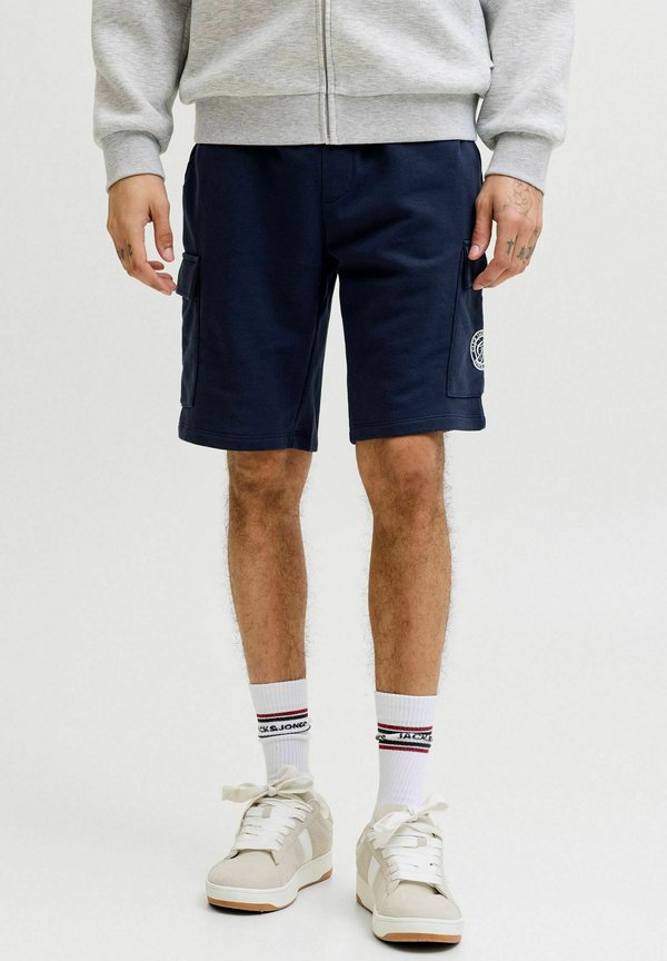 Jack & Jones Sweat Regular Fit - Tracksuit bottoms - navy blazer