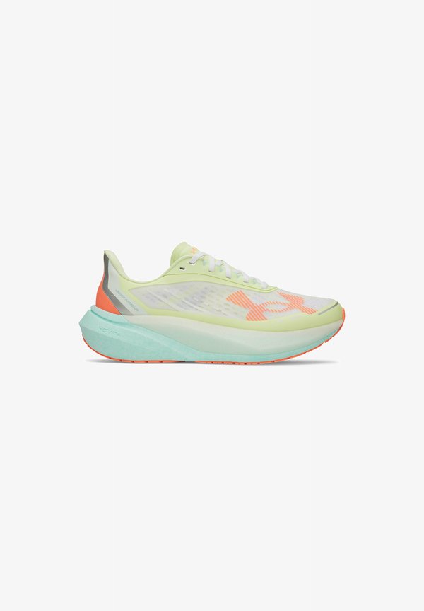 Under Armour VELOCITI DISTANCE - Road running shoes - white