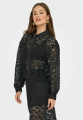 ONLY ONLJILLI - Button-down blouse - black