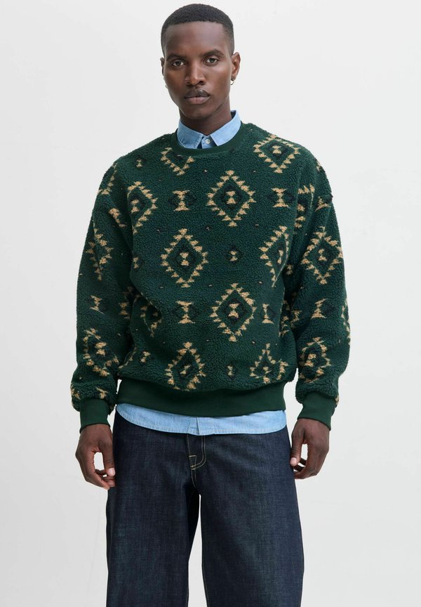 Jack & Jones Fleece sweat Fleece sweat - Fleece jumper - pine grove