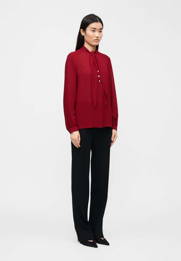 Tory Burch GEORGETTE BOW BLOUSE