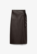 Vero Moda VMPOLLY Midi - A-line skirt - chocolate martini