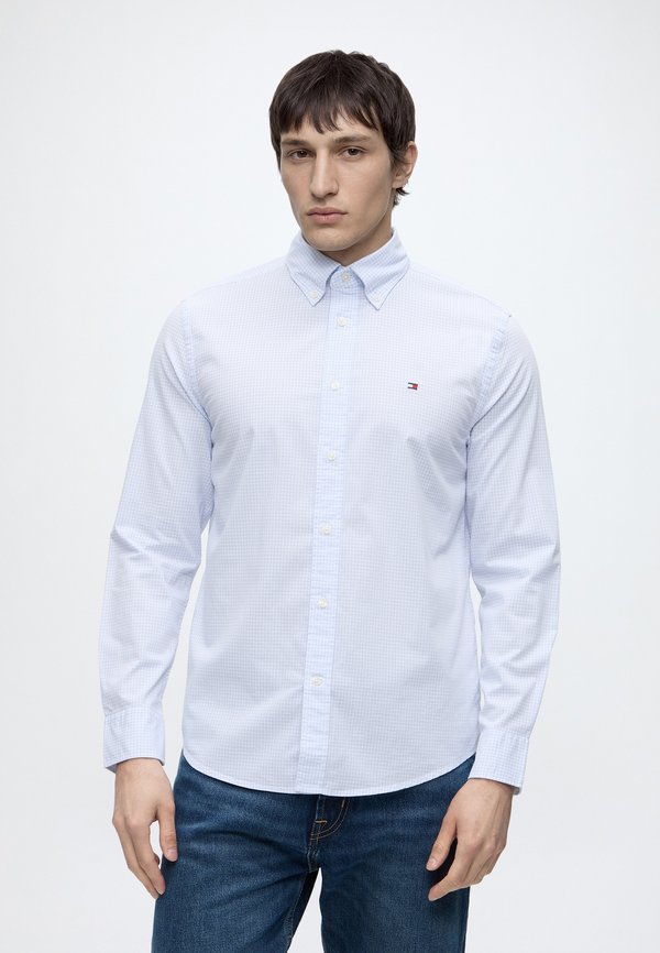 Tommy Hilfiger FLEX POPLIN GINGHAM RF SHIRT - Shirt - sweet blue / check