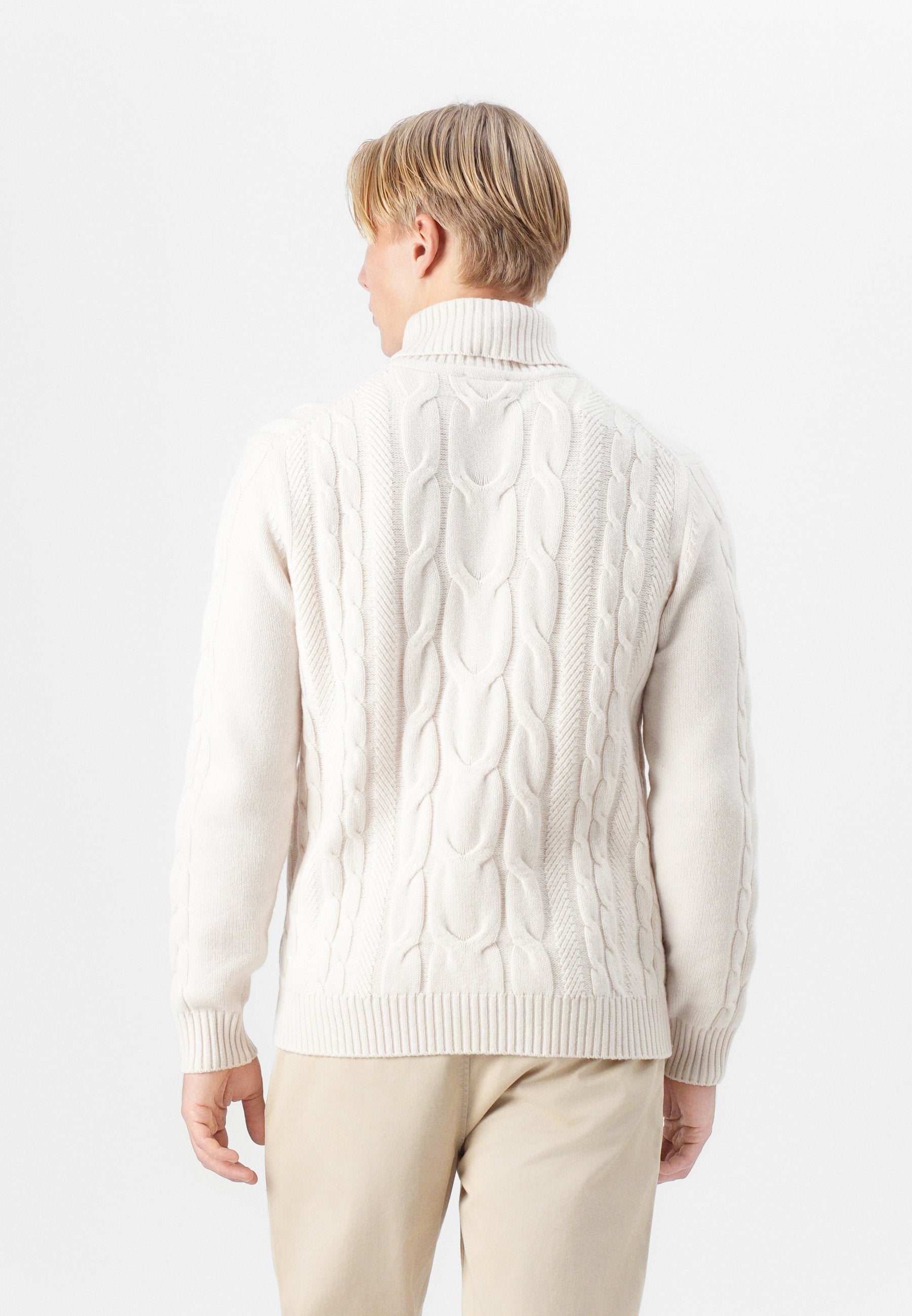 Hackett London CABLE ROLL NECK