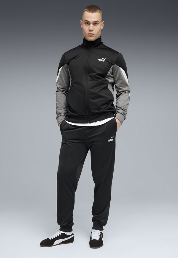 Puma ESS BLOCK POLY SUIT SET - Tracksuit - black