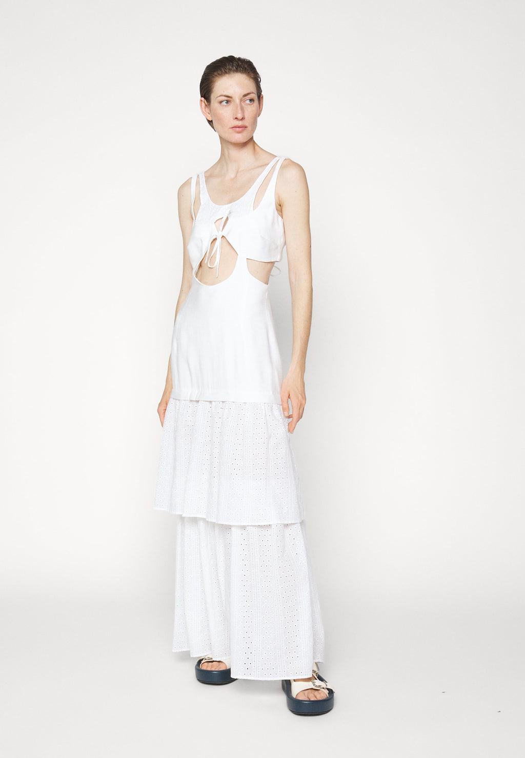 TOMMAZO RENEE RUFFLE DRESS