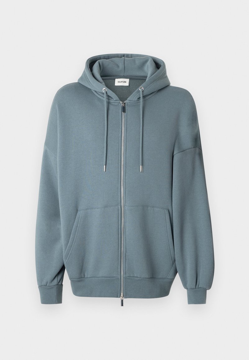 UNISEX OVERSIZED FIT 2WAY-ZIP HOODIE Media 1