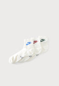 Nike Sportswear FUTRA UNISEX 3 PACK - Socks - off-white