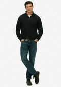 Superdry & Co HALF ZIP - Jumper - jet black