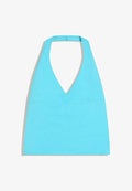 Bershka HALTER TOP - Top - turquoise