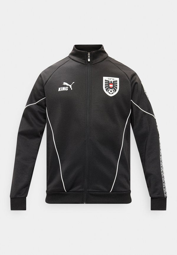 Puma AUSTRIA ÖFB KING ANTHEM JACKET - National team wear - black/warm white